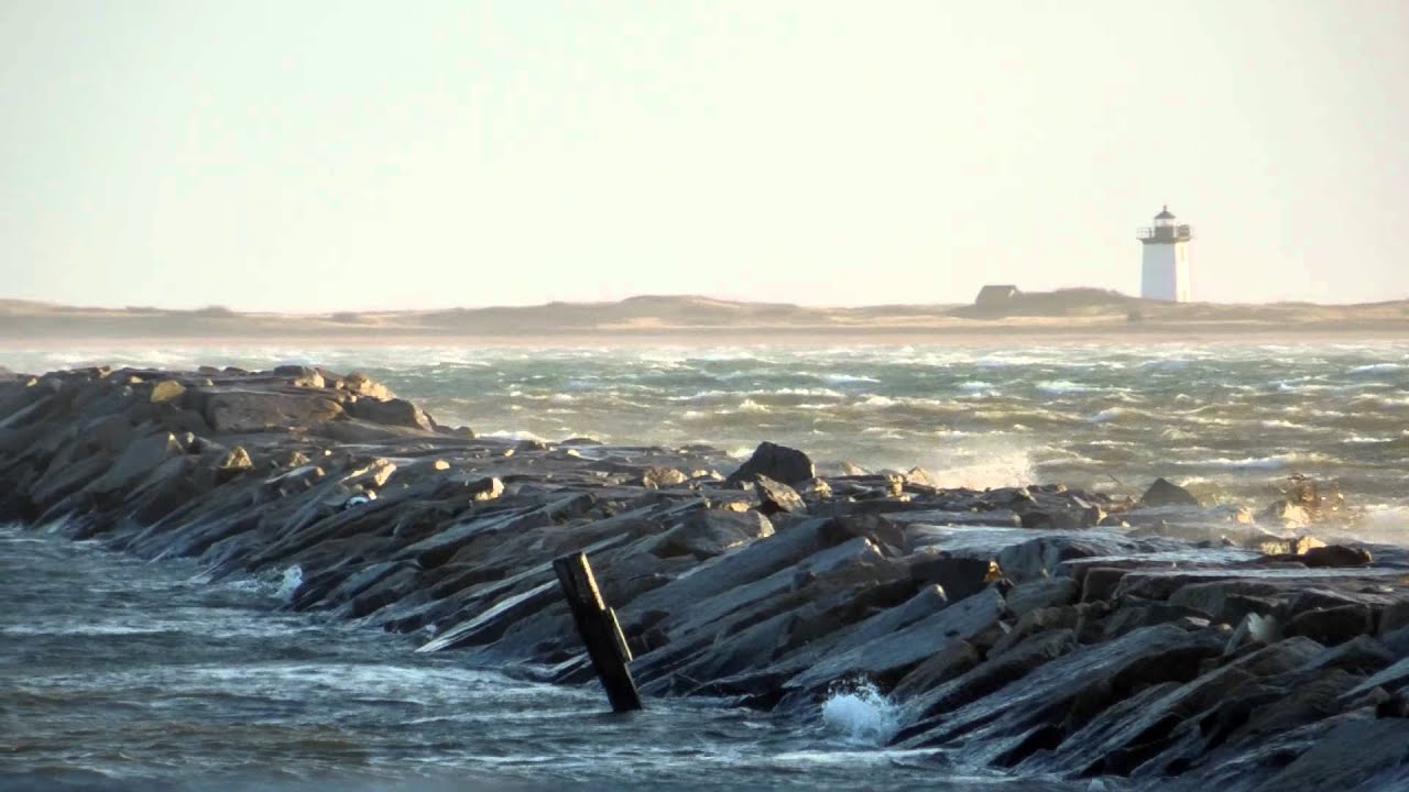 waves over the breakwaterProvincetown YouTube