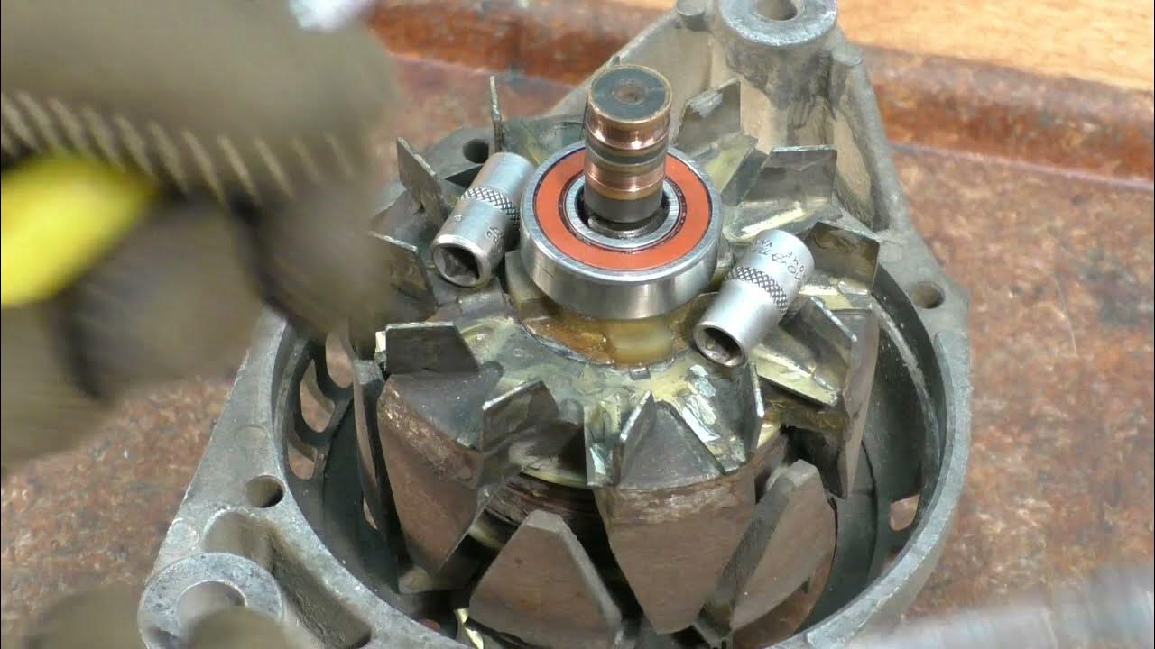 Как разобрать якорь генератора ваз
