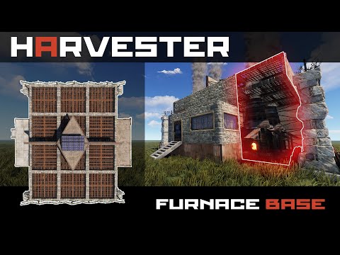 The Harvester RUST Furnace Base Design - RUST Base Designs
