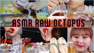 ASMR Raw Octopus - Compilation