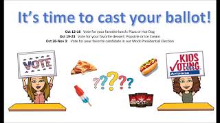 Week of Oct. 12, 2020: Kids Voting Tutorial