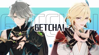 【人力×MMD 原神/Genshin Impact】GETCHA!【カーヴェ/アルハイゼン】