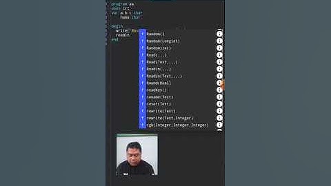 Belajar Pascal 2 - variabel dan tipe data bagian 1