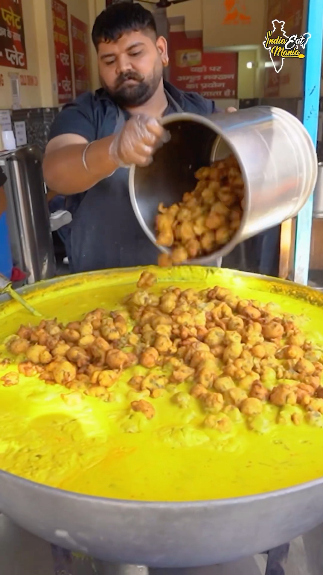 Bhola के मशहूर Kadi chawal Making In Yamuna Nagar कड़ाई भर भर के बिकते है #yamunanagar #shorts