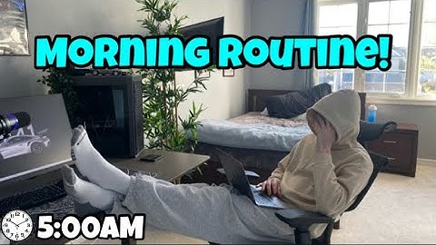 Morning Routine as a 17 year old Content Creator!