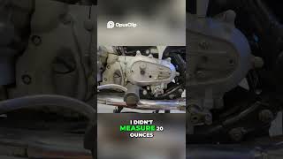 Gear Oil Change Easy 20 oz Trick!