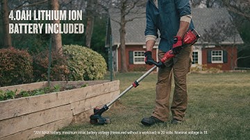 Craftsman 20V WEEDWACKER Push Button Feed Lithium-Ion 13 in. Cordless String Trimmer/Edger Kit