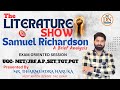 SAMUEL RICHARDSON  -A BRIEF ANALYSIS BY DHARMENDRA NARUKA || UGC-NET/JRF,A.P., SET,TGT,PGT #ugcnet