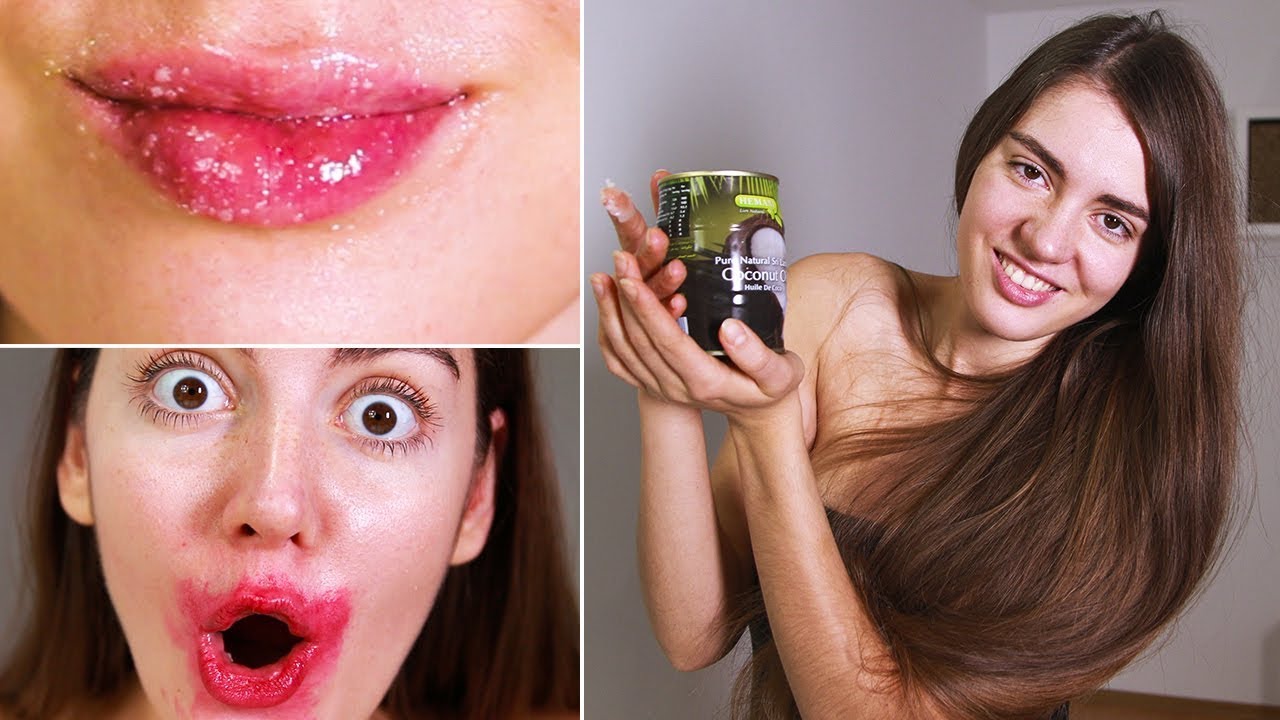 10 СПОСОБОВ ИСПОЛЬЗОВАНИЯ КОКОСОВОГО МАСЛА ДЛЯ КРАСОТЫ 🥥 POLI NA PALME