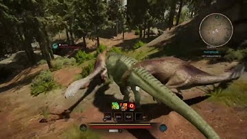 Path of Titans | T Rex with Bone Break on 2 Angry ducks