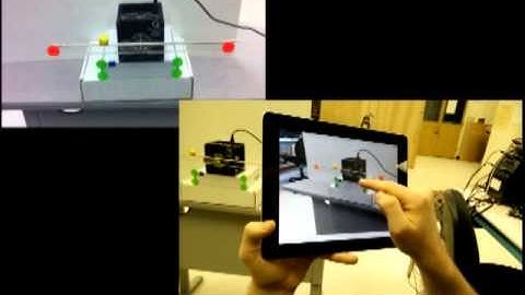 Interactive interface for vision-based control of ball and beam system.