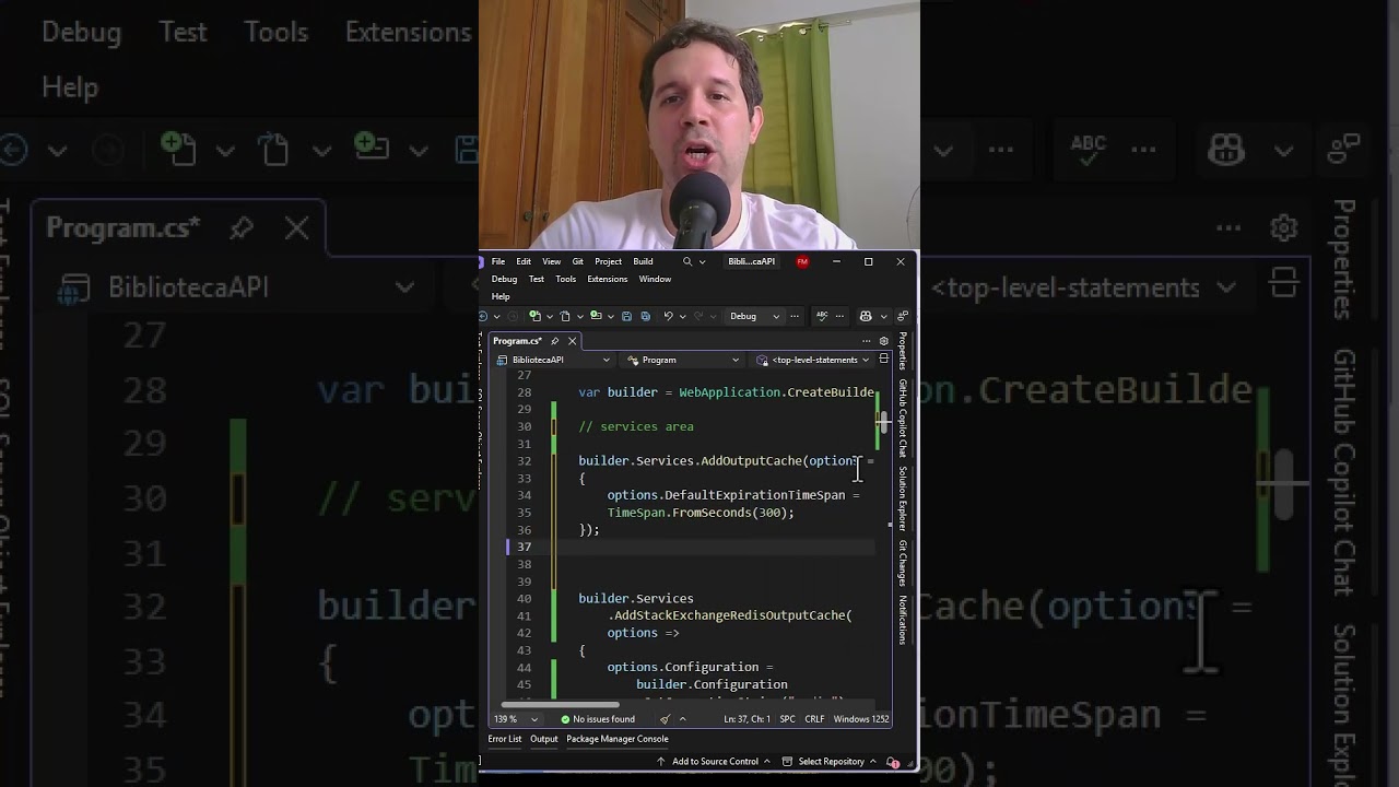 How to modify the default expiration time of Redis Cache in ASP.NET Core?