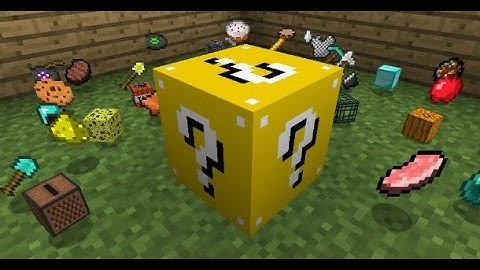 Lucky blocks in one command for vanilla minecraft