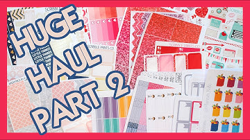 Huge Haul Part 2: Scribble Prints Co & Planner Kate