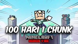 100 Hari Minecraft ONE CHUNK HARDCORE !