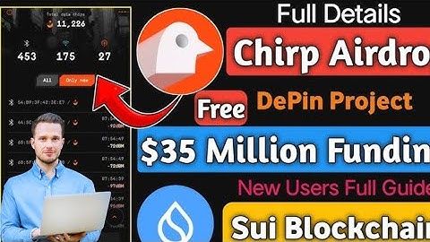 Chirp Airdrop Full Details |Chirp AirdropWallet Connect Process | Sui Airdrop |