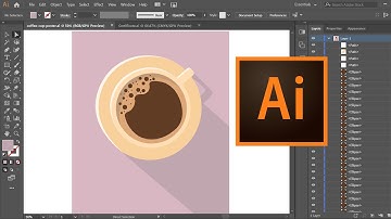 Creating Coffee Poster in Adobe Illustrator, Adobe Illustrator Drawing Coffee Poster