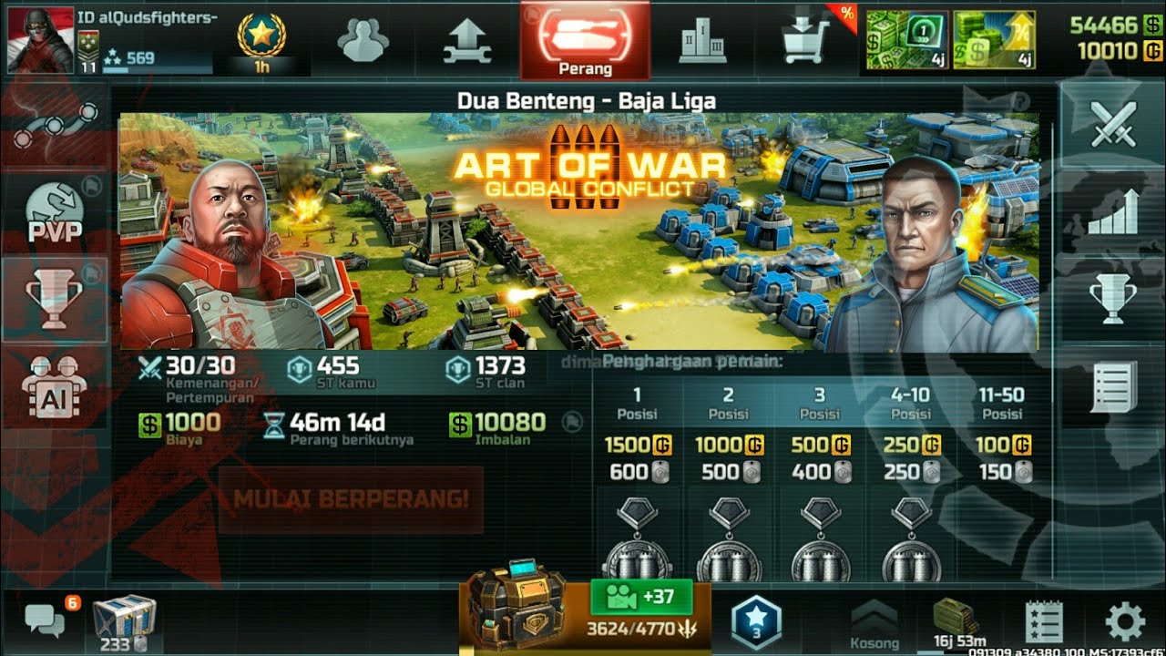 Tournament Two Citadels Top 1 || Art of war 3