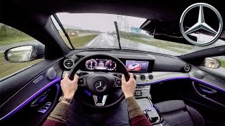 Mercedes Benz E Class 2017 POV Test Drive + AMBIENT LIGHTING