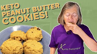 2 Ingredient Keto Peanut Butter Cookies Very Easy