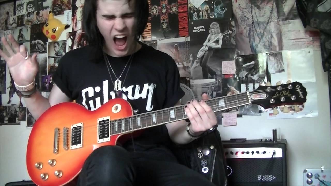 Fucking Hostile Pantera Guitar Cover With Solo - YouTube
