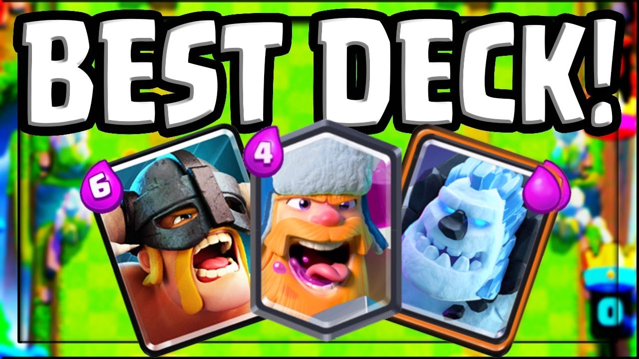 Clash Royale Best Elite Barbarians Deck New Elite Barbarians Deck