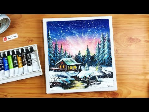 VẼ TRANH ĐỀ TÀI GIÁNG SINH MERRY CHRISTMAS - Merry christmas topic drawing