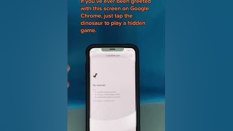 Google Hacks: Secret Dinosaur Game! 🎮
