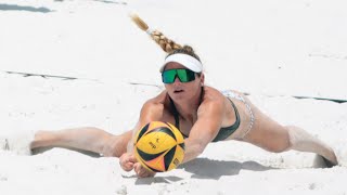 Amazing Teamwork on Display in Downie/Denney vs Pater/Bars Beach Volleyball Showdown | Siesta Key FL