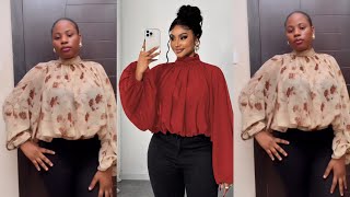 How to cut and sew trendy ruffle top|Beginner friendly