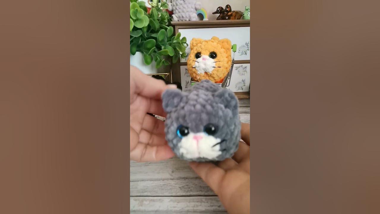 Маленькие плюшевые котята ищут ласковые ручки ️#вязаныеигрушки #котики# ...
