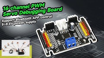 Yahboom 16-channels PWM servo control debugging board for DIY smart robotics