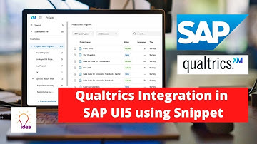 Integrate Qualtrics in SAP UI5 Using JavaScript Snippet | SAP | JavaScript