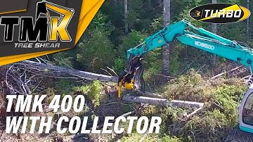 TMK 400 tree shear with collector and TMK Turbo cylinder // TMK Tree Shear