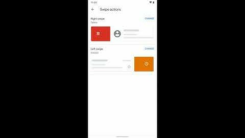 Gmail: Android: Change Swipe Action