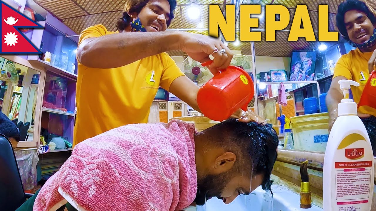 Wild Haircut Experience In Nepal | Kathmandu - YouTube