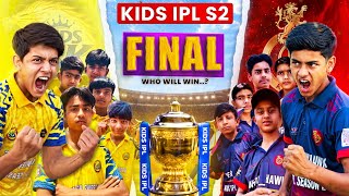 KIDS IPL S2 FINAL🏆|Kids CSK💛 VS Kids RCB❤️|#kaifvlog #kidsiplfinal