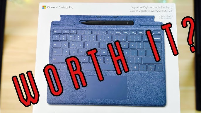 Microsoft Surface Signature Keyboard with Slim Pen 2 Unboxing 