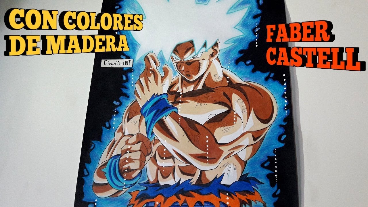 Cómo Dibujar a GOKU ULTRA INSTINTO DOMINADO 100% | How To Draw Goku Ultra Instinct - YouTube