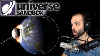 LUNA VS PLANETA TIERRA O_o | Universe Sandbox ² Gameplay Español screenshot 2