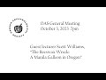 Oas general meeting speaker scott williams october 3 2023