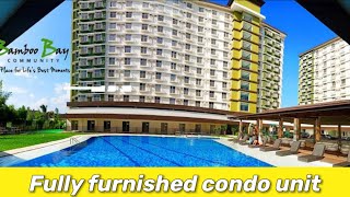 V440-24 Bamboo bay residences fully furnished condominium unit 2 bedrooms • mandaue cebu