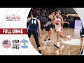 USA v Argentina - Full Game - FIBA Women's Olympic Pre-Qualifying Tournaments 2019