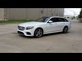 Spacious Polar White 2019 Mercedes-Benz 4MATIC® E450 Wagon Review Foldable Seats 7 Seats