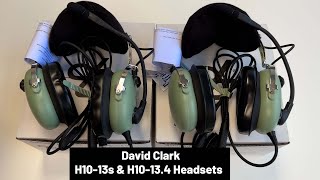 オーディオ機器 ヘッドフォン David Clark H10-13.4 and H10-13S aviation headsets - unboxing video