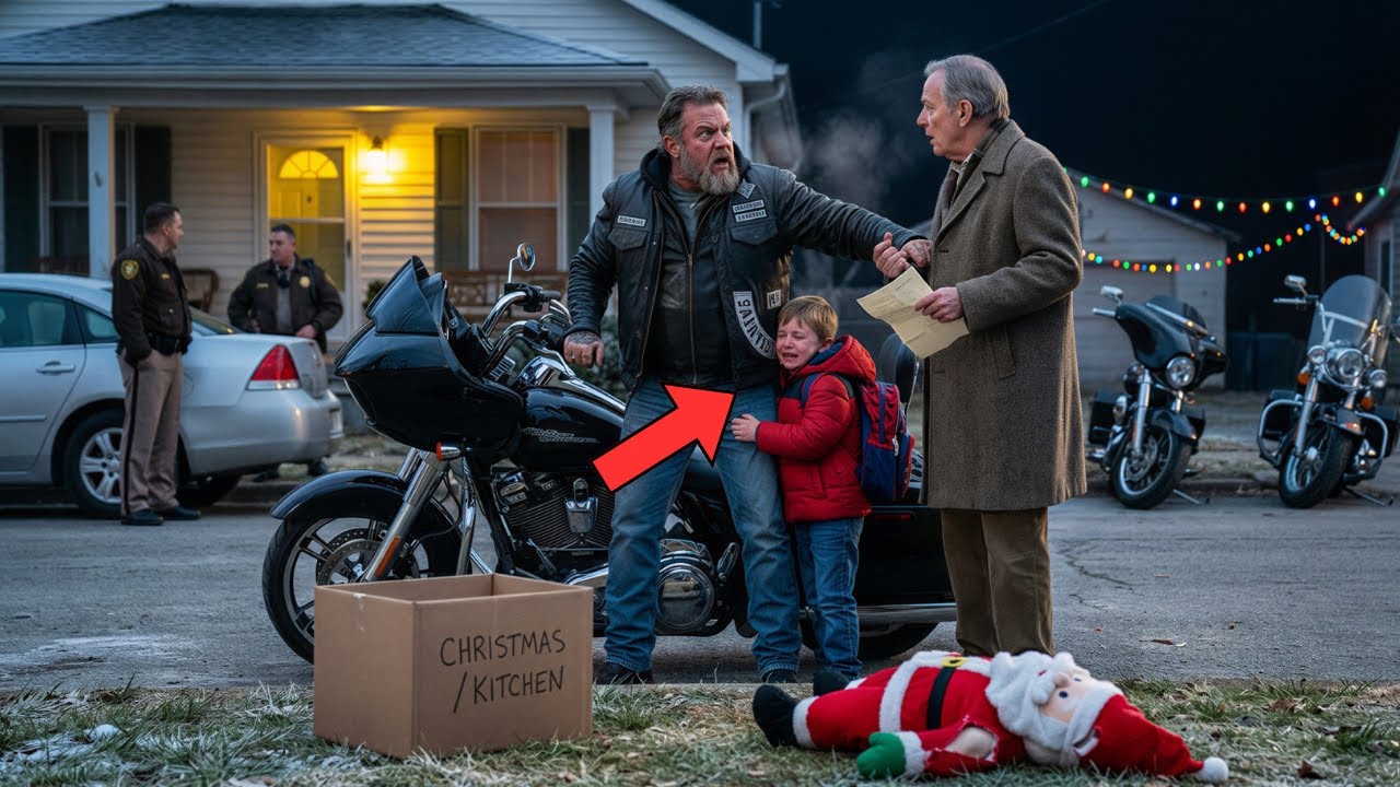 Scrooge Landlord Evicted Family on Christmas Eve — Not Knowing Their Son Was a Biker Gang President