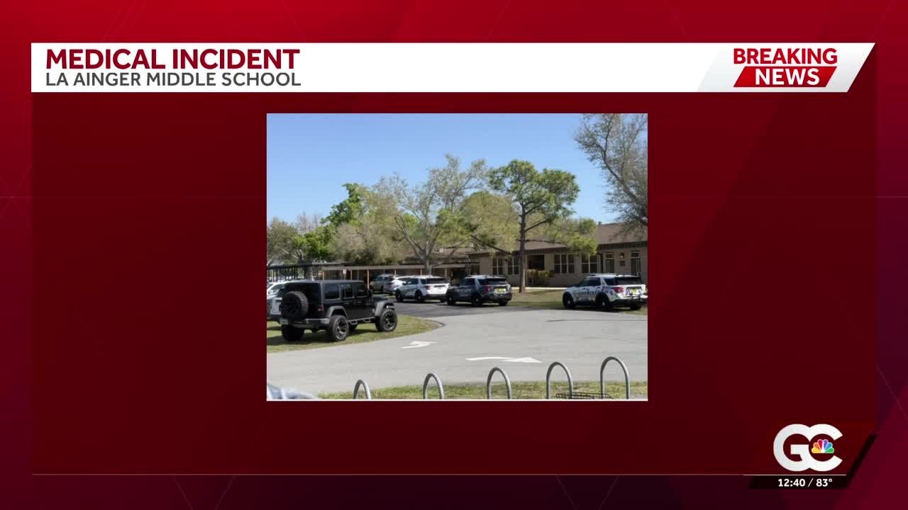 LA Ainger Middle School student taken to hospital after medical emergency amid heavy deputy presence