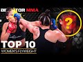 TOP 10 Crazy Flyweight Finishes - Women's | Bellator MMA