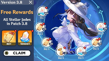 NEW UPDATE! HOW TO GET FREE 80 PULLS & 10000 JADES FOR THE DAHLIA IN VERSION 3.8 - Honkai: Star Rail