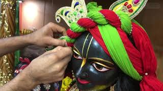 Shri Shri Radha Syamsundar Live Turban Tutorial Design 4 Turban Making ISKCON Central New Jersey USA